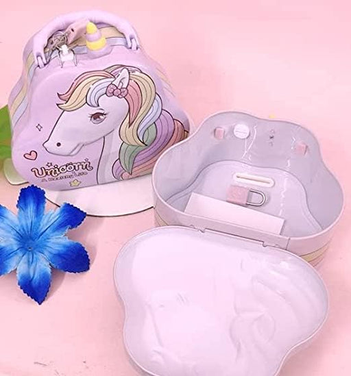Unicorn Money Saving Box with Lock & Key | Sub999