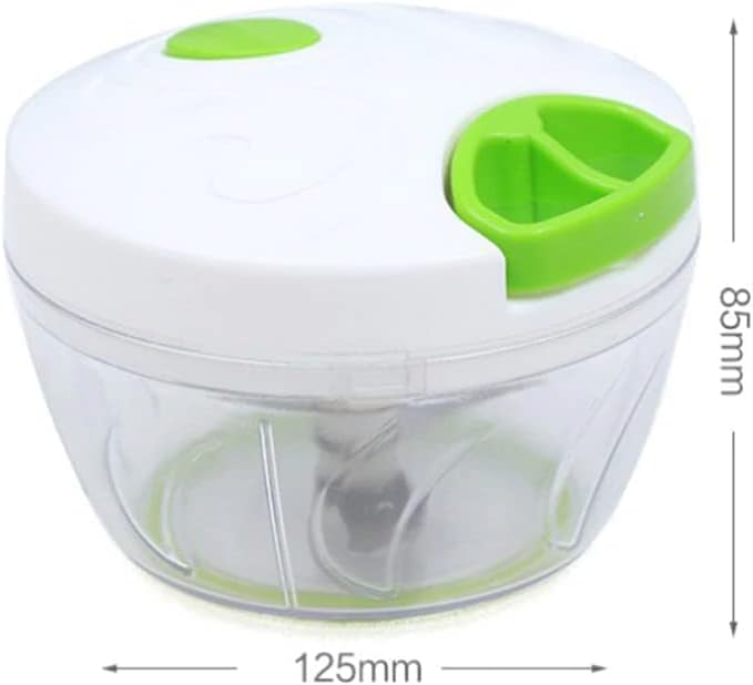 Mini Speedy Chopper – Effortless Manual Food Cutter for Vegetables & Meat | Turbo Hand Pull Design