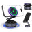 Phone holder with multiple attachments on a white background