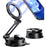 Phone holder with a smartphone on a white background