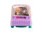 Toy video recorder with cartoon characters on a white background
