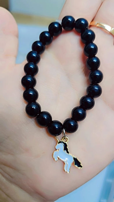 Black beaded bracelet with white horse charm – premium jewelry at Rs.999 Sub999.

Elegant black beads bracelet for men and women – stylish charm jewelry Rs.999 deal.

Trendy black bracelet with horse pendant – fashion accessory under Rs.999 Sub999.