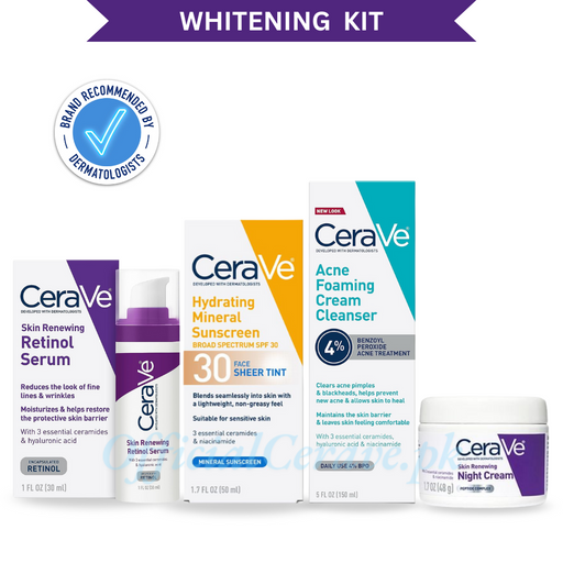 CeraVe skincare bundle with sunscreen, retinol serum & night cream at Rs.999 Sub999.

Premium CeraVe face care kit – SPF 50 sunscreen, night cream, retinol serum Rs.999 deal.

Complete CeraVe skincare set for glowing skin – affordable Rs.999 Sub999 bundle.