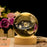 Crystal Ball Universe Lamp with 3D solar system engraving.