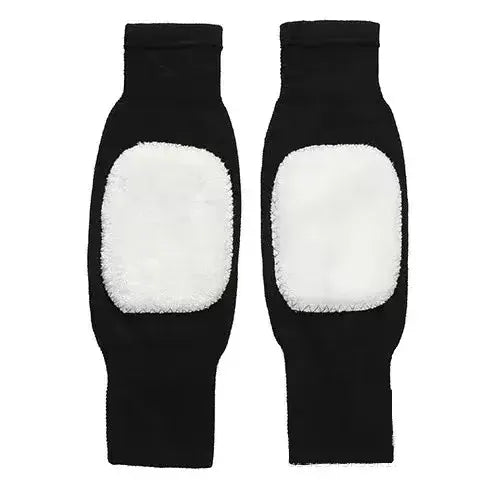 1 Pair Thicken Wool Knee Warmers | Breathable Thermal Knee Support Pads for Winter | Warm Leg Brace for Pain Relief & Sports | Men And Women