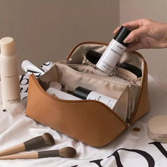 Makeup storage bag organizer in black color – Rs.999 deal at sub999.com

Travel cosmetic pouch with compartments – white, black, light brown – Rs.999 only

Stylish makeup organizer bag with zipper – perfect for brushes & skincare – Rs.999