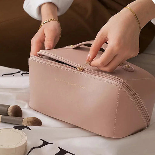 Makeup storage bag organizer in black color – Rs.999 deal at sub999.com

Travel cosmetic pouch with compartments – white, black, light brown – Rs.999 only

Stylish makeup organizer bag with zipper – perfect for brushes & skincare – Rs.999