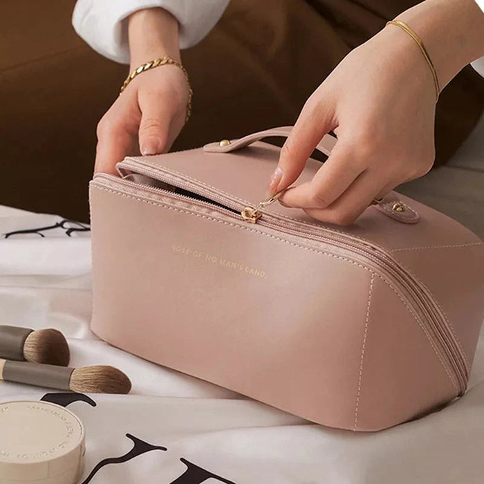 Makeup storage bag organizer in black color – Rs.999 deal at sub999.com

Travel cosmetic pouch with compartments – white, black, light brown – Rs.999 only

Stylish makeup organizer bag with zipper – perfect for brushes & skincare – Rs.999