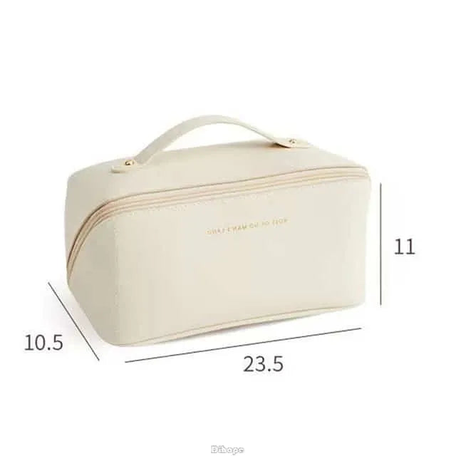 Makeup storage bag organizer in black color – Rs.999 deal at sub999.com

Travel cosmetic pouch with compartments – white, black, light brown – Rs.999 only

Stylish makeup organizer bag with zipper – perfect for brushes & skincare – Rs.999
