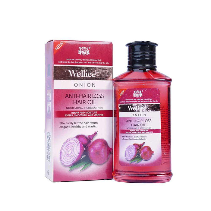 Wellice Onion Hair Oil (Pack of 2) – Anti Hair Fall & Hair Growth Solution | Sub999