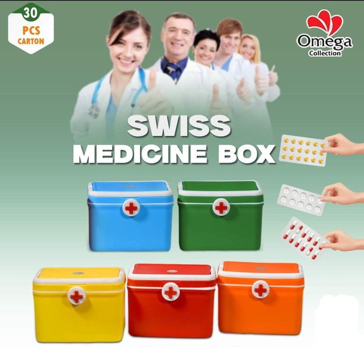 Swiss Medicine Box – Premium First Aid Organizer for Home & Travel | Sub999
