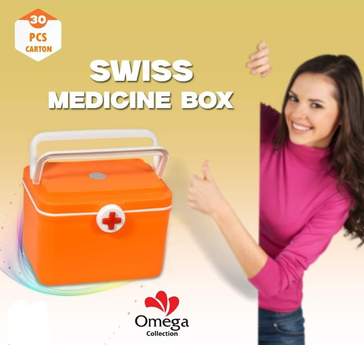 Swiss Medicine Box – Premium First Aid Organizer for Home & Travel | Sub999